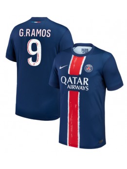 Paris Saint-Germain Goncalo Ramos #9 Replika Hemmakläder 2024-25 Kortärmad